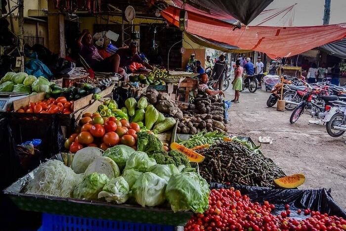 Local market in Higüey