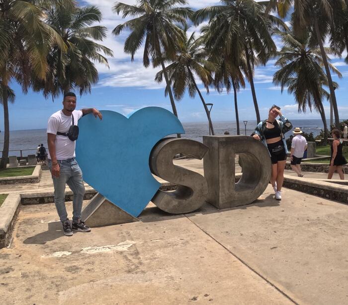 Beaudine and Yohan in Santo Domingo